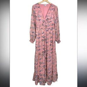 Patrons of Peace Smocked Maxi Dress